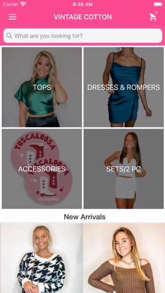 Vintage Cotton Boutique Screenshot 1 - AppWisp.com Vintage Cotton Boutique Screenshot 1 - AppWisp.com