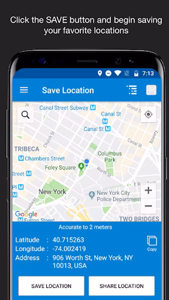 Save Location GPS Screenshot 1 - AppWisp.com Save Location GPS Screenshot 1 - AppWisp.com