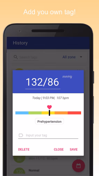 Blood Pressure Diary Screenshot 4 - AppWisp.com Blood Pressure Diary Screenshot 4 - AppWisp.com