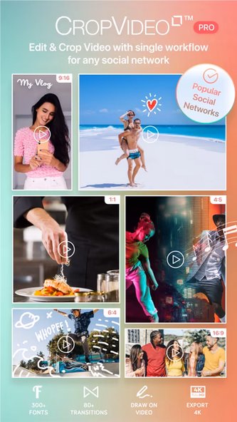 Crop Video Square Editor Screenshot 2 - AppWisp.com Crop Video Square Editor Screenshot 2 - AppWisp.com