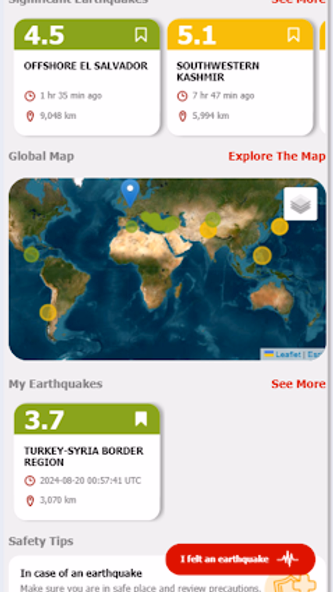 LastQuake Screenshot 1 - AppWisp.com LastQuake Screenshot 1 - AppWisp.com
