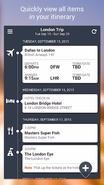 TripCase – Travel Organizer Screenshot 4 - AppWisp.com TripCase – Travel Organizer Screenshot 4 - AppWisp.com