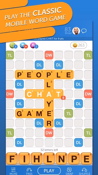 Classic Words With Friends Screenshot 1 - AppWisp.com Classic Words With Friends Screenshot 1 - AppWisp.com