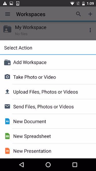 BlackBerry Workspaces Screenshot 2 - AppWisp.com