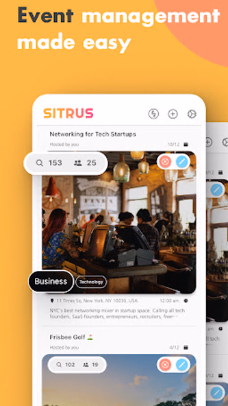 Sitrus Event Organizer Manager Screenshot 2 - AppWisp.com Sitrus Event Organizer Manager Screenshot 2 - AppWisp.com