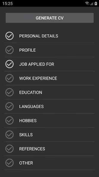 Curriculum Vitae Screenshot 3 - AppWisp.com Curriculum Vitae Screenshot 3 - AppWisp.com