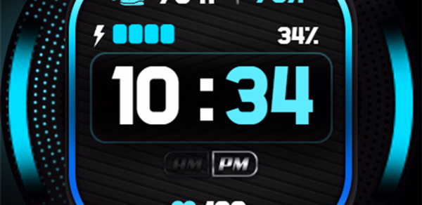 Velocity - Digital Watch Face Header - AppWisp.com Velocity - Digital Watch Face Header - AppWisp.com