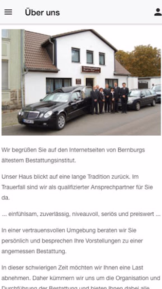 Bestattungsinstitut Bernburg Screenshot 2 - AppWisp.com Bestattungsinstitut Bernburg Screenshot 2 - AppWisp.com