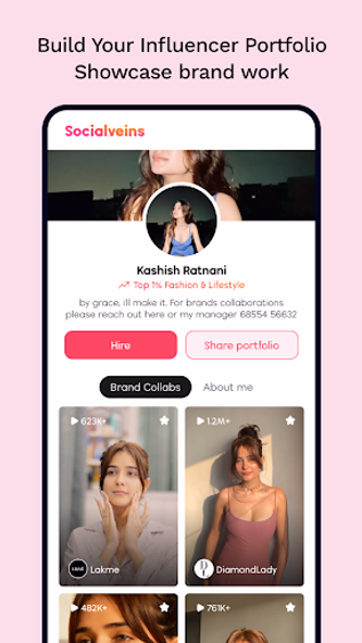 Socialveins: For Influencers Screenshot 2 - AppWisp.com Socialveins: For Influencers Screenshot 2 - AppWisp.com