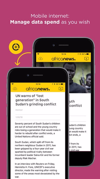 Africanews - News in Africa Screenshot 3 - AppWisp.com Africanews - News in Africa Screenshot 3 - AppWisp.com