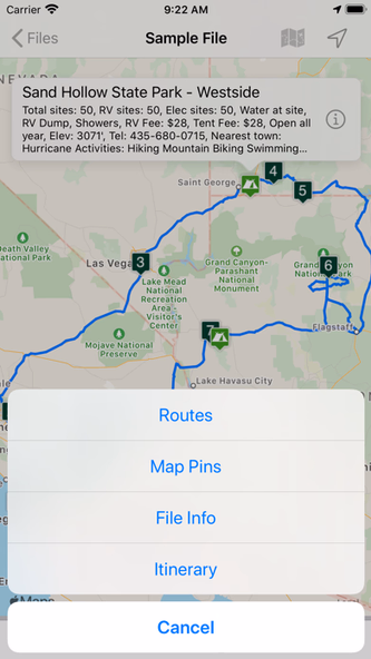 Road Trip Planner Viewer Screenshot 2 - AppWisp.com Road Trip Planner Viewer Screenshot 2 - AppWisp.com
