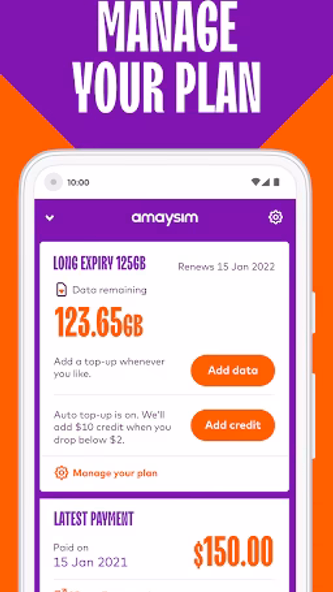 amaysim Screenshot 2 - AppWisp.com amaysim Screenshot 2 - AppWisp.com