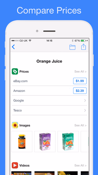 Barcode Reader for iPhone Screenshot 2 - AppWisp.com Barcode Reader for iPhone Screenshot 2 - AppWisp.com