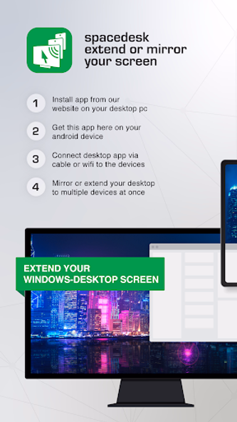 spacedesk - USB Display for PC Screenshot 1 - AppWisp.com spacedesk - USB Display for PC Screenshot 1 - AppWisp.com