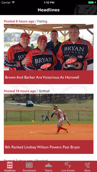 Bryan College Athletics Screenshot 2 - AppWisp.com Bryan College Athletics Screenshot 2 - AppWisp.com