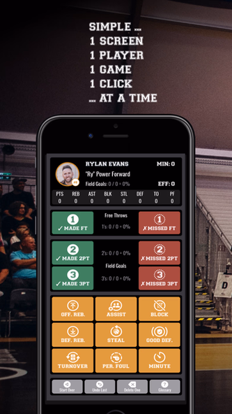 Basketball Simple Stat Tracker Screenshot 2 - AppWisp.com Basketball Simple Stat Tracker Screenshot 2 - AppWisp.com