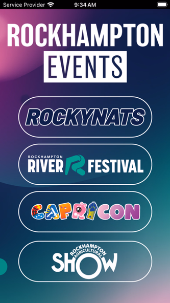 Rockhampton Events Screenshot 1 - AppWisp.com Rockhampton Events Screenshot 1 - AppWisp.com