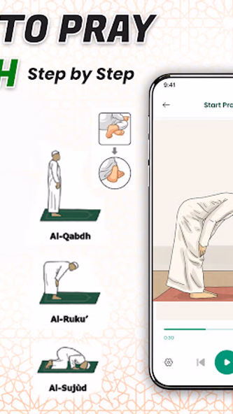 Step by Step Daily Namaz Guide Screenshot 1 - AppWisp.com Step by Step Daily Namaz Guide Screenshot 1 - AppWisp.com