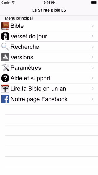 La Sainte Bible LS Screenshot 1 - AppWisp.com La Sainte Bible LS Screenshot 1 - AppWisp.com