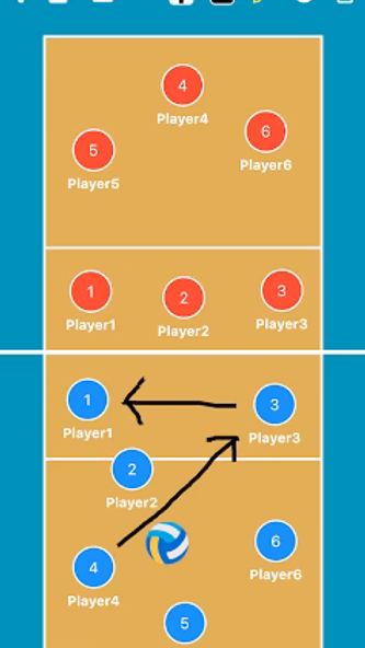 Volleyball Tactic Board Screenshot 2 - AppWisp.com Volleyball Tactic Board Screenshot 2 - AppWisp.com
