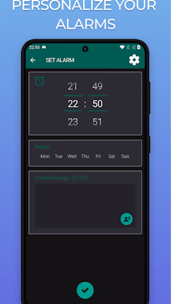 Talking Alarm Clock & Sounds Screenshot 4 - AppWisp.com Talking Alarm Clock & Sounds Screenshot 4 - AppWisp.com