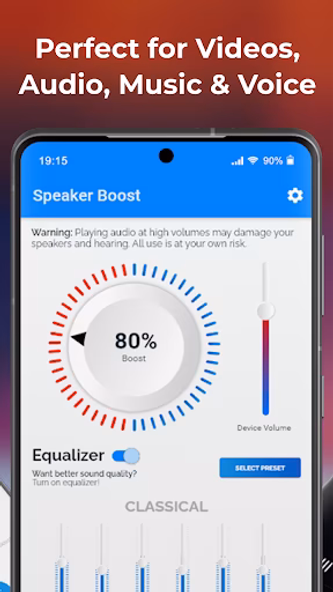 Sound Booster・Increase Volume Screenshot 2 - AppWisp.com Sound Booster・Increase Volume Screenshot 2 - AppWisp.com