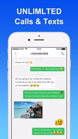 Insta Caller - Calls & Texting Screenshot 3 - AppWisp.com Insta Caller - Calls & Texting Screenshot 3 - AppWisp.com