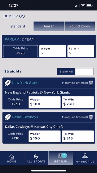 Q Sportsbook Screenshot 4 - AppWisp.com Q Sportsbook Screenshot 4 - AppWisp.com
