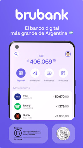 Brubank: tu banco digital Screenshot 1 - AppWisp.com Brubank: tu banco digital Screenshot 1 - AppWisp.com