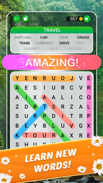 Word Search Explorer: Fun Game Screenshot 3 - AppWisp.com Word Search Explorer: Fun Game Screenshot 3 - AppWisp.com