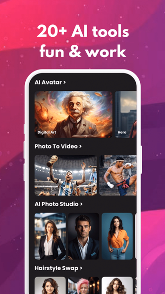 AI Video Generator & Photo Art Screenshot 4 - AppWisp.com AI Video Generator & Photo Art Screenshot 4 - AppWisp.com