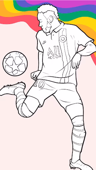 Draw Coloring Football Players Screenshot 3 - AppWisp.com Draw Coloring Football Players Screenshot 3 - AppWisp.com