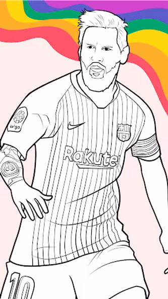 Draw Coloring Football Players Screenshot 1 - AppWisp.com Draw Coloring Football Players Screenshot 1 - AppWisp.com