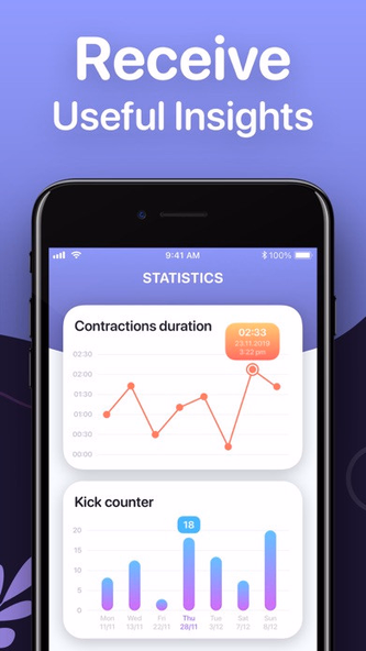 Contraction Counter and Timer Screenshot 4 - AppWisp.com Contraction Counter and Timer Screenshot 4 - AppWisp.com