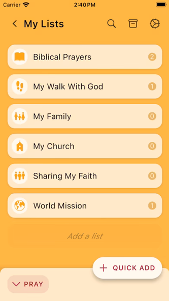 PrayerMate - Christian Prayer Screenshot 1 - AppWisp.com PrayerMate - Christian Prayer Screenshot 1 - AppWisp.com