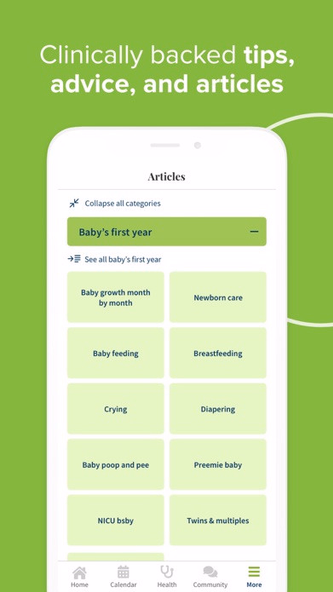 Ovia Parenting & Baby Tracker Screenshot 4 - AppWisp.com Ovia Parenting & Baby Tracker Screenshot 4 - AppWisp.com