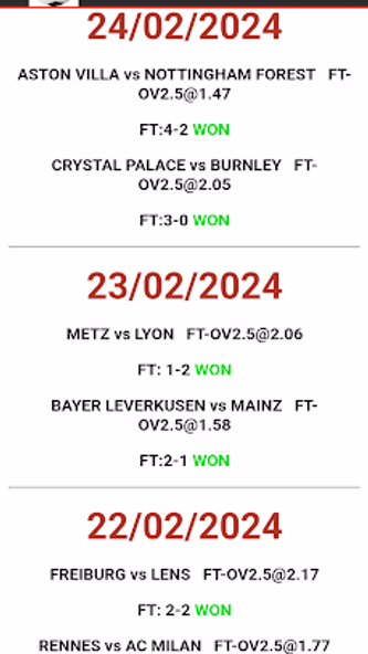 OVER 2.5 GOALS BETTING TIPS254 Screenshot 4 - AppWisp.com OVER 2.5 GOALS BETTING TIPS254 Screenshot 4 - AppWisp.com
