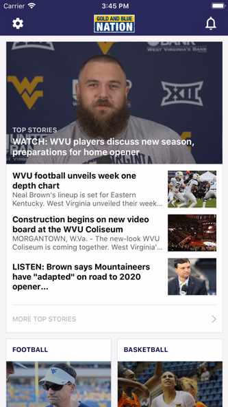 Gold and Blue Nation Screenshot 1 - AppWisp.com Gold and Blue Nation Screenshot 1 - AppWisp.com