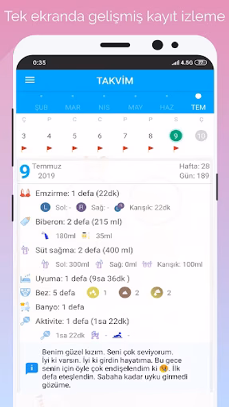 Gün Gün Bebek Bakımı, Takibi Screenshot 4 - AppWisp.com Gün Gün Bebek Bakımı, Takibi Screenshot 4 - AppWisp.com