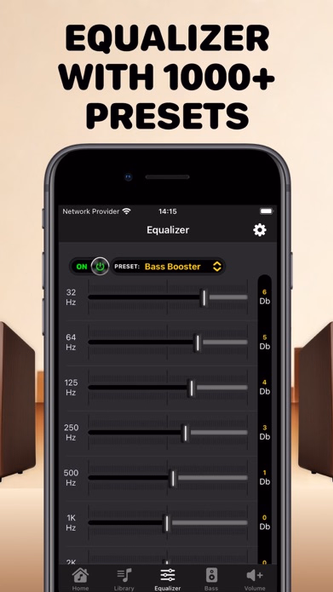 Bass Boost: Volume Booster App Screenshot 2 - AppWisp.com Bass Boost: Volume Booster App Screenshot 2 - AppWisp.com