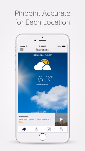 MORECAST Weather App Screenshot 1 - AppWisp.com MORECAST Weather App Screenshot 1 - AppWisp.com