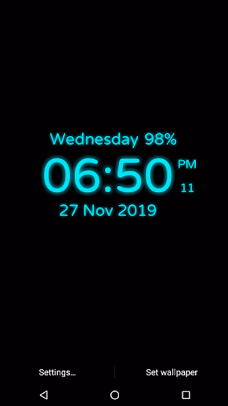 Digital Clock Screenshot 4 - AppWisp.com Digital Clock Screenshot 4 - AppWisp.com
