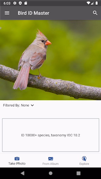 Bird ID Master Screenshot 1 - AppWisp.com Bird ID Master Screenshot 1 - AppWisp.com