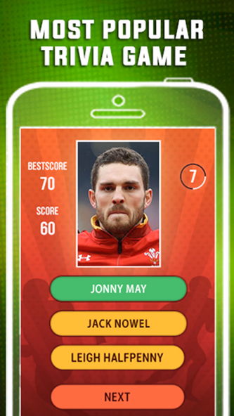 Guess Rugby League Player Quiz Screenshot 4 - AppWisp.com Guess Rugby League Player Quiz Screenshot 4 - AppWisp.com