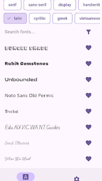 Font Finder: Picker。Downloader Screenshot 2 - AppWisp.com Font Finder: Picker。Downloader Screenshot 2 - AppWisp.com