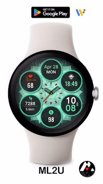 ML2U 236 Watch Face Screenshot 1 - AppWisp.com