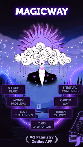 Zodiac Palm Reader: MagicWay Screenshot 1 - AppWisp.com Zodiac Palm Reader: MagicWay Screenshot 1 - AppWisp.com