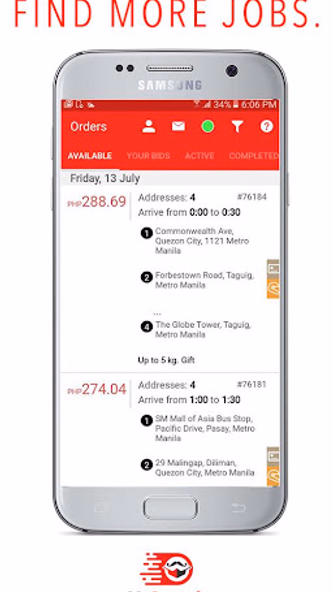 MrSpeedy Delivery Partner App Screenshot 1 - AppWisp.com MrSpeedy Delivery Partner App Screenshot 1 - AppWisp.com
