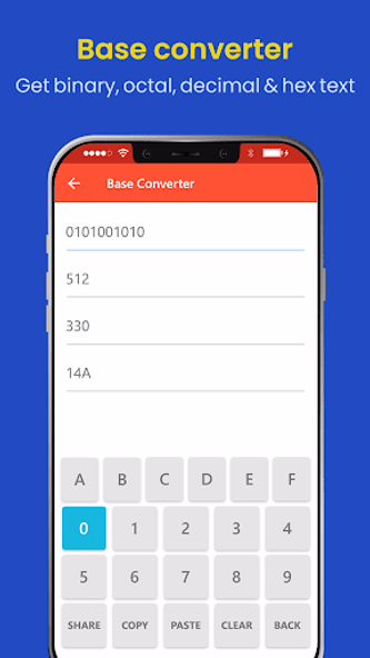 Text, Number, Binary, ASCII Co Screenshot 4 - AppWisp.com Text, Number, Binary, ASCII Co Screenshot 4 - AppWisp.com