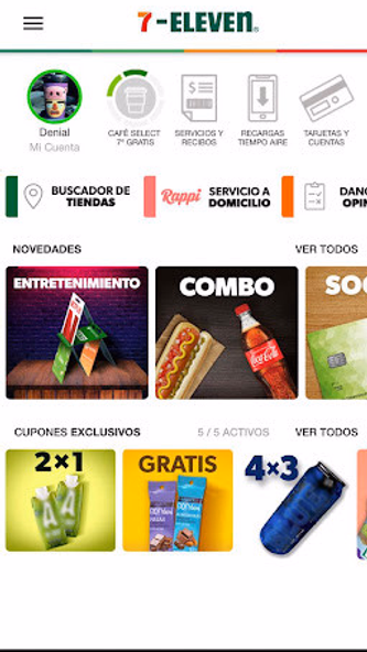 7-Eleven México Screenshot 1 - AppWisp.com 7-Eleven México Screenshot 1 - AppWisp.com